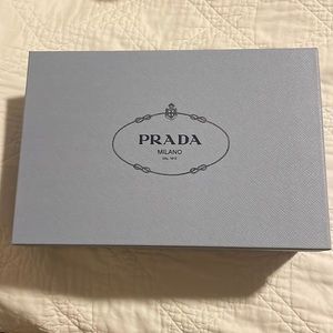 Prada sling back leather heels 400 obo